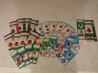Hockey Ticket Stubs