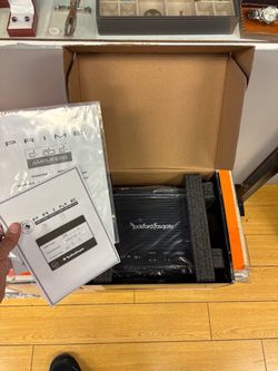 NEW OPEN BOX Rockford Fosgate R500X1D 500W RMS Mono Car Amplifier