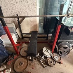 Squat Rack And Bench 