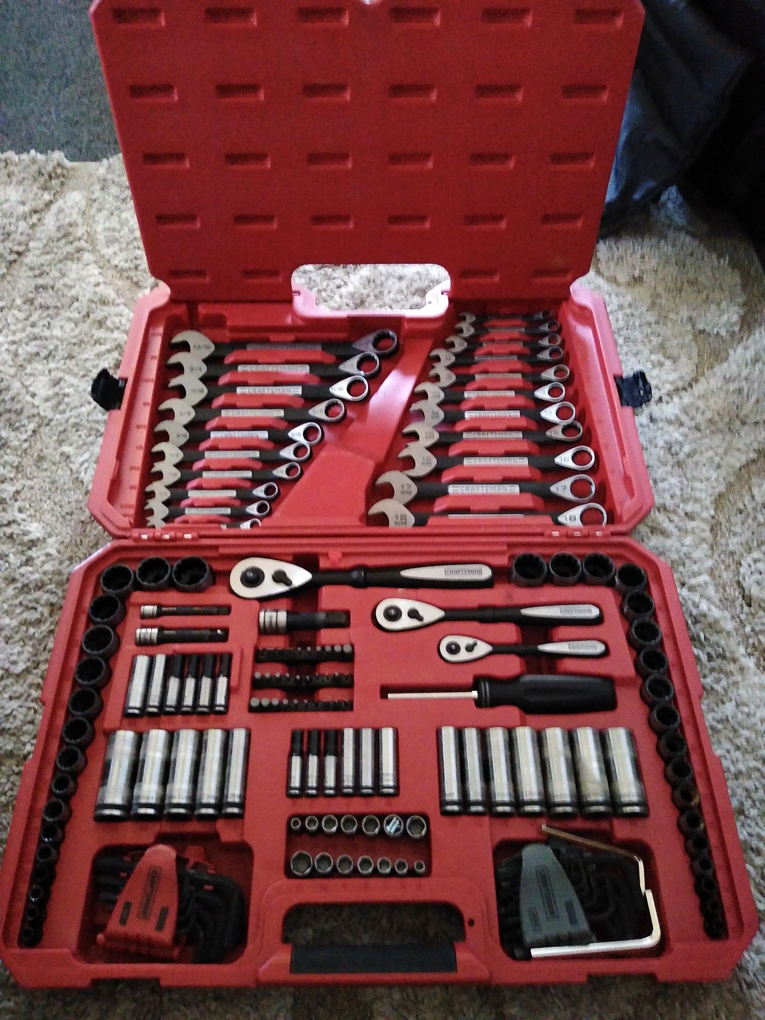 Craftsman 153pc black oxide tool set