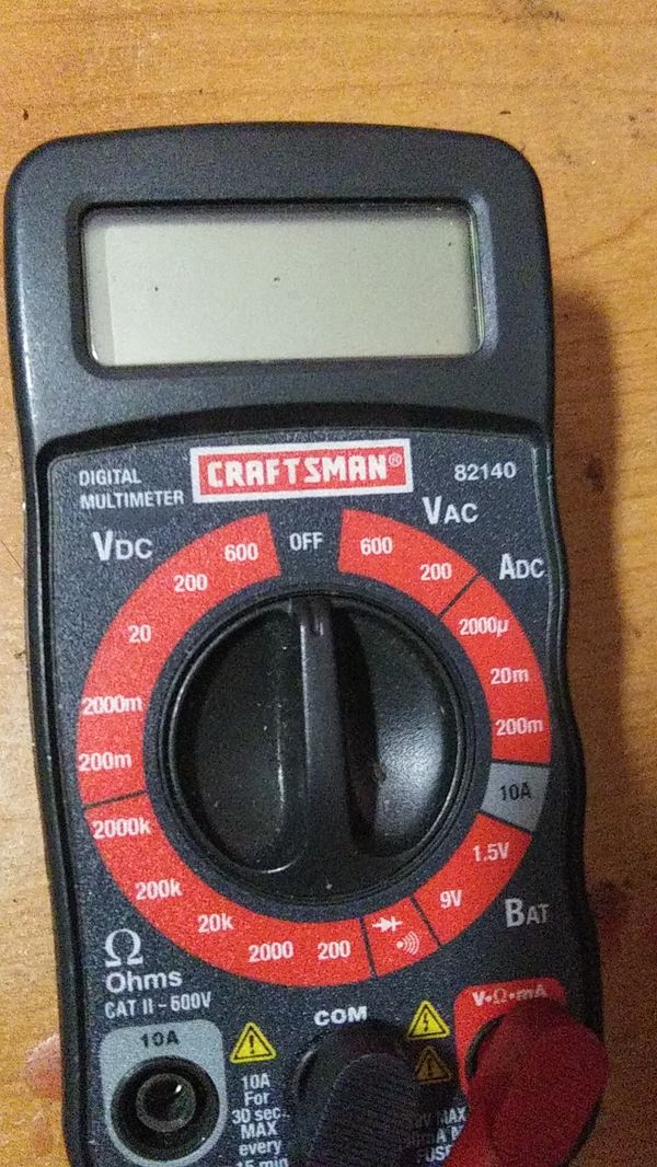 Craftsman multimeter 82140 for Sale in Seattle, WA OfferUp
