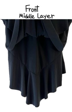Magic Suit brand Black Layered Flowy swim suit top