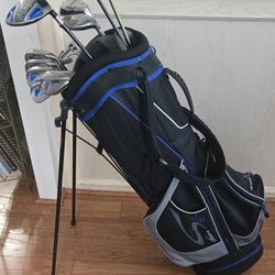 Men's Complete Adam's Golf Set With Golf Bag, Right Handed 