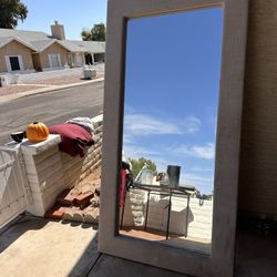 Full Length Encased Master Bedroom Mirror 
