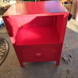 Locker Front Kids Accent Table - Red - Circo™

