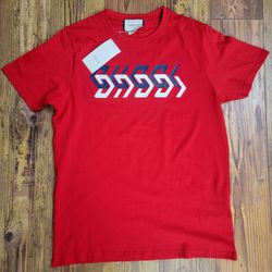 Gucci Red T shirt Small To XL Slim Fit