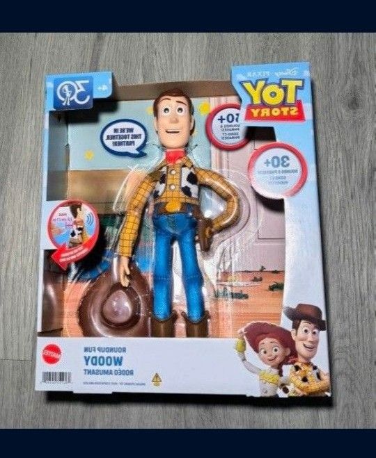 Disney Pixar Toy Story Roundup Fun Woody Action Figure