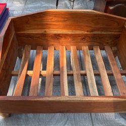 Solid Real Wood Dog bed Frame