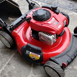Lawn Mower Troy 550 With Bag Running 
