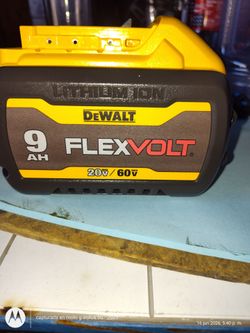DeWalt Battery 9 AH Flex Volt 20V/ 60V
