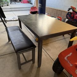 Table With Bench. Price Is Negotiable 