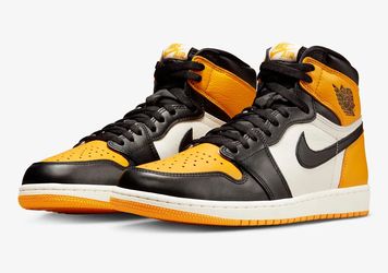 Brand New Jordan 1 Yellow Toe ( Taxi ) 8.5