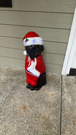 Black Lab Christmas Decoration
