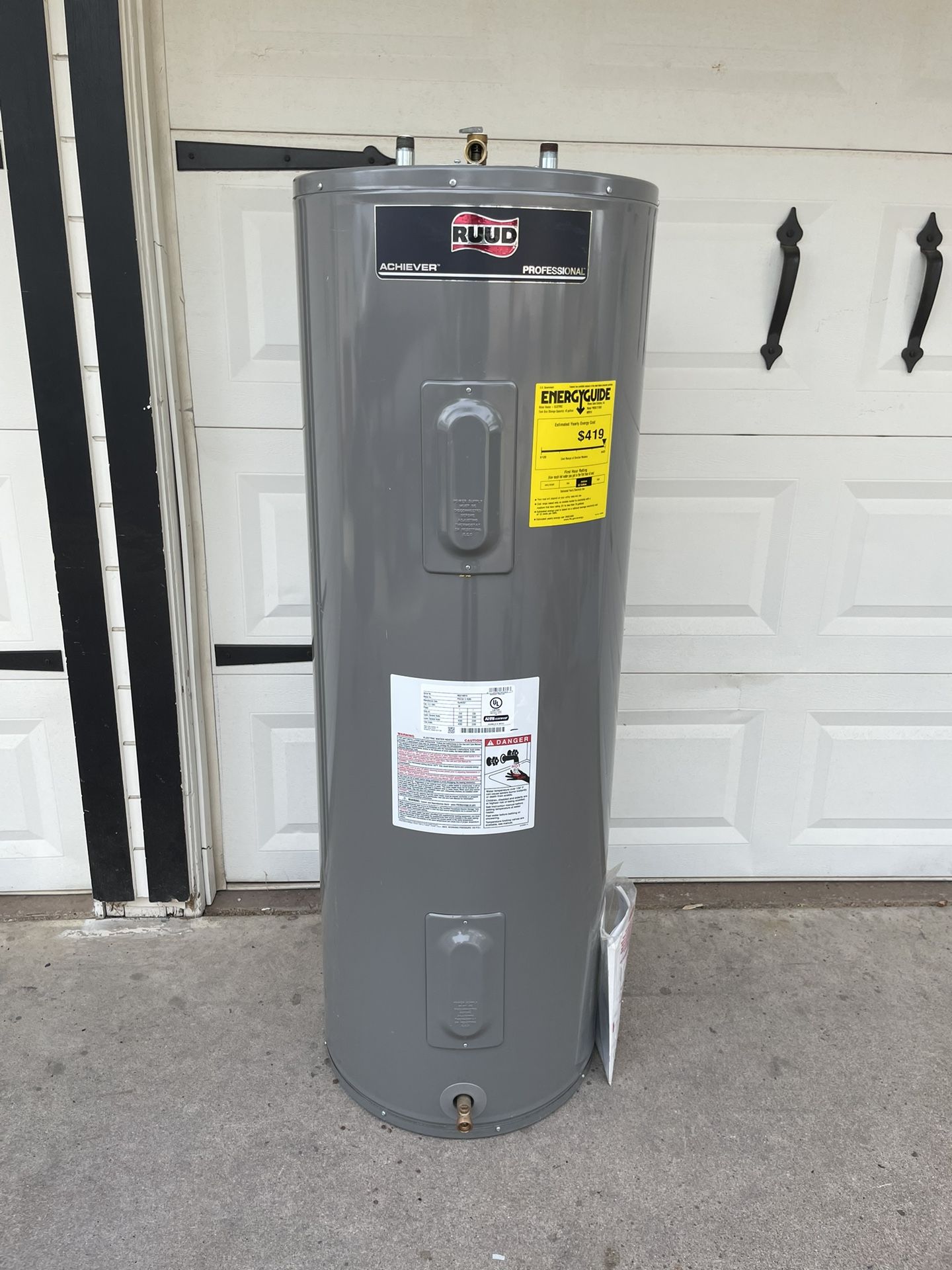 Ruud Performance Water Heater 50 Gallon Delivered and Installed $440.00 for  Sale in Scottsdale, AZ - OfferUp