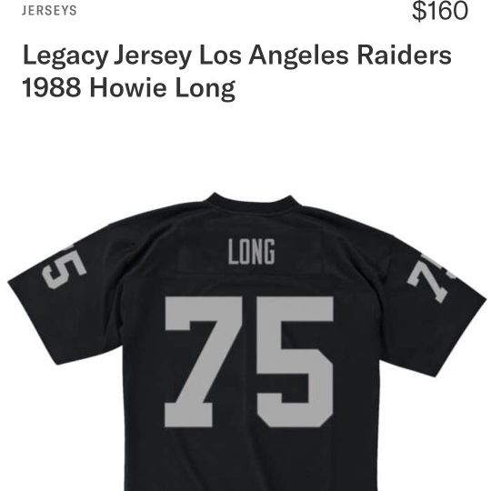 5x Original Mitchell And Ness Raiders Jersey for Sale in Los Angeles, CA -  OfferUp