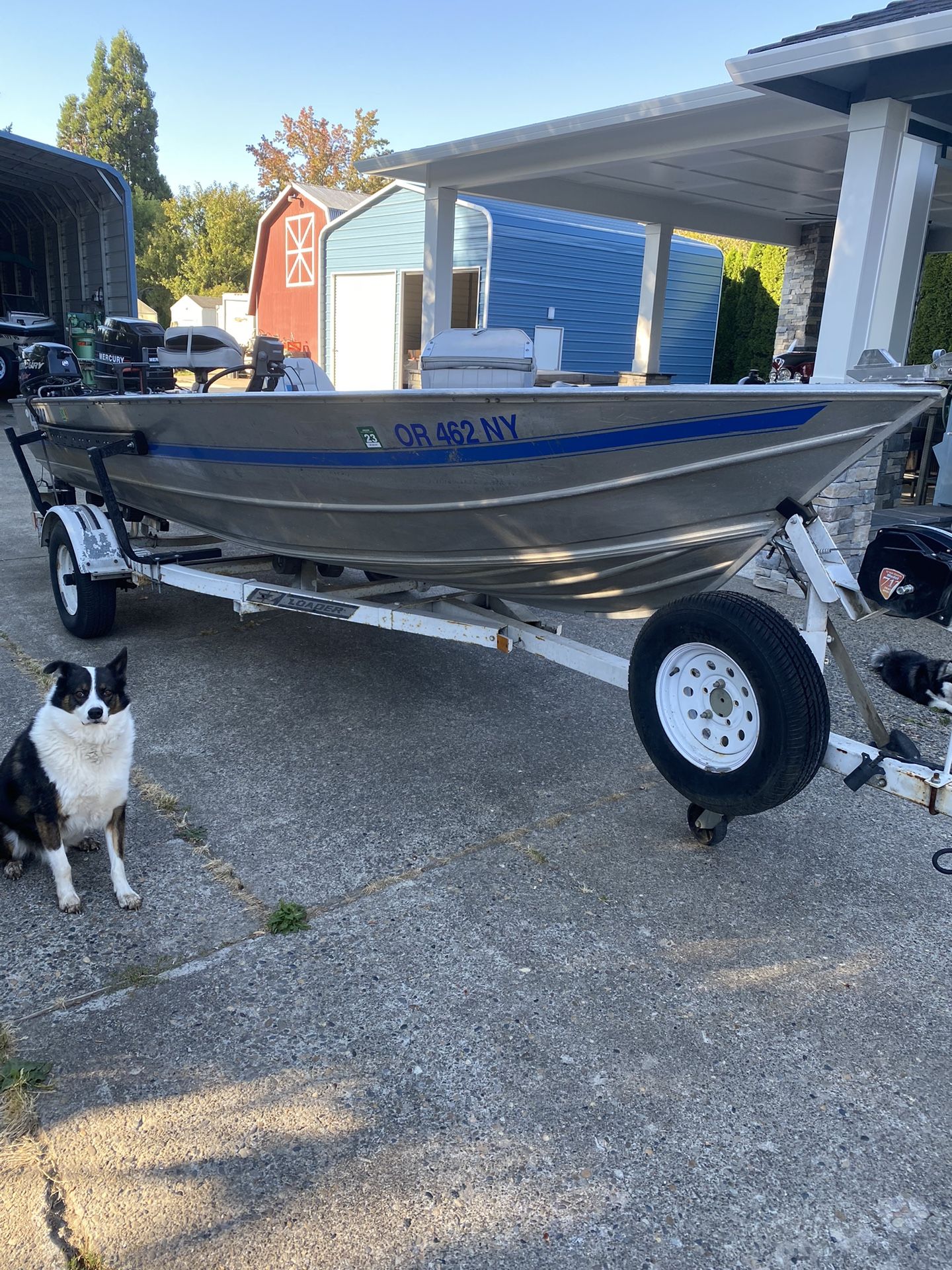 1982 Gregor 17ft open sport fishing