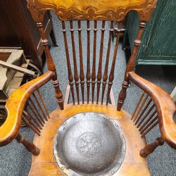 Oak Pressed Rocking Chair