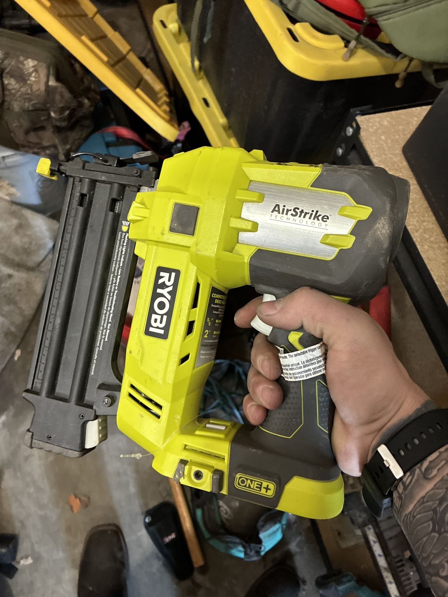 Ryobi Brad Nailer & Fan