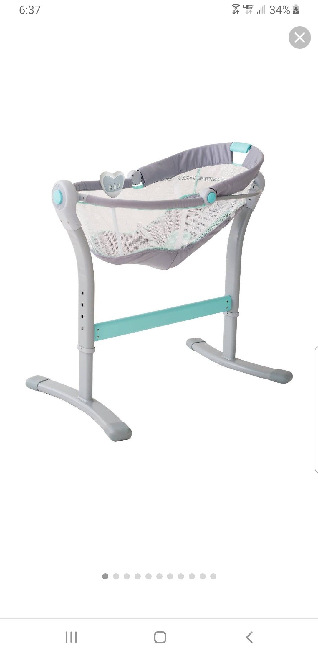 Swaddle me by your side bassinet