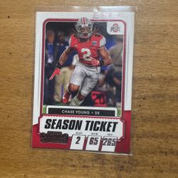 2021 CONTENDERS CHASE YOUNG ROOKIE 