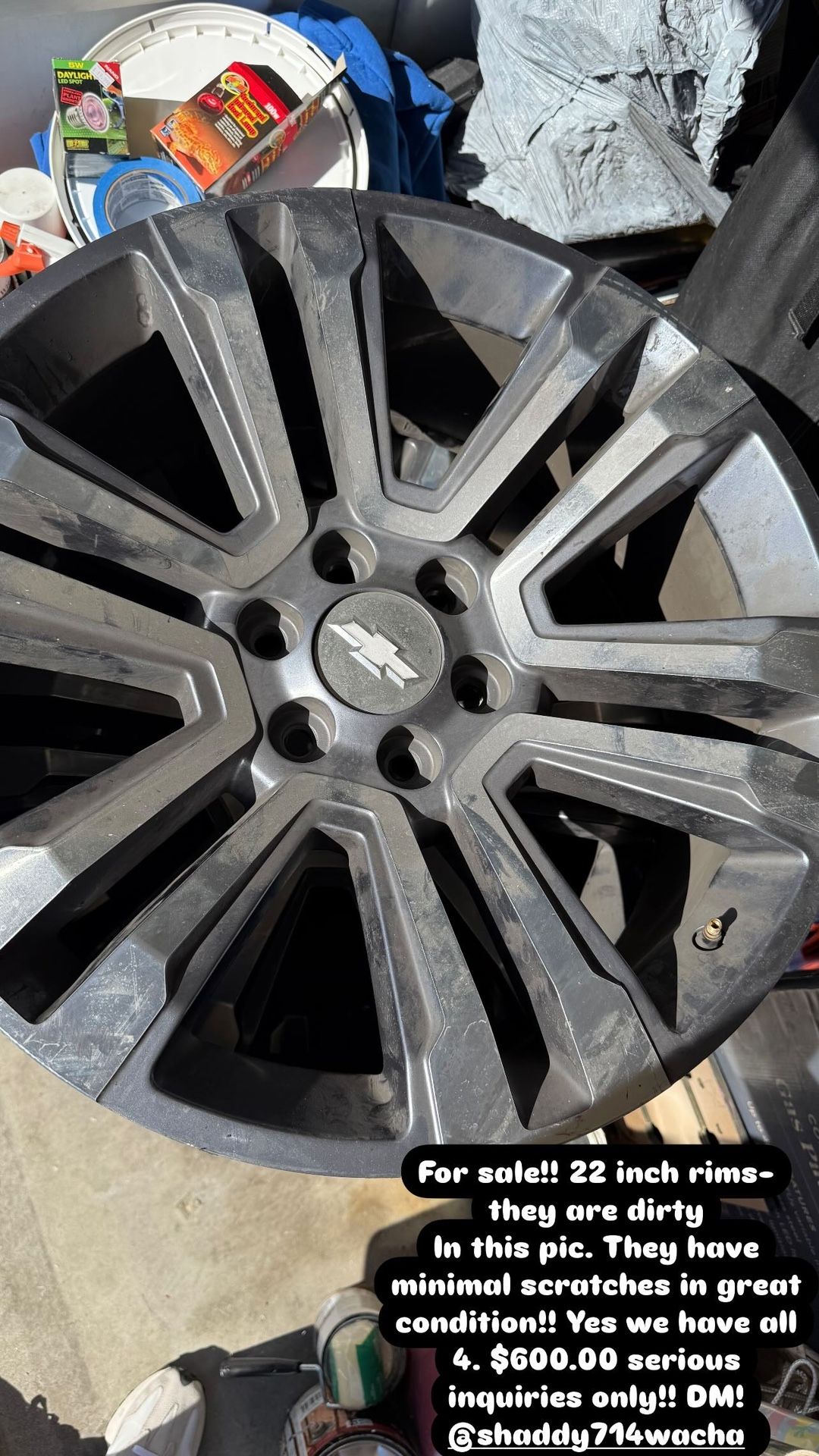 Original Chevy 22 Inch Rims