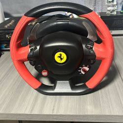 Thrustmaster Ferrari 458 Spider Steering Wheel & Pedals