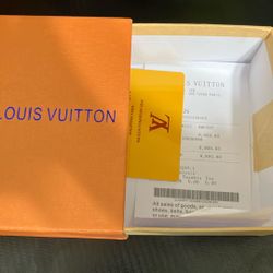 LV belt silver buckle/black leather