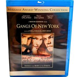 Gangs of New York Blu-ray Disc 2002 Like New Great Condition Leonardo DiCaprio