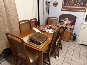 Vintage furniture- dining set side table coffee table armoir