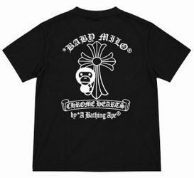BAPE x Chrome Hearts Graphic T-Shirt — Black