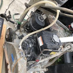 Norton clipper 18” walk behind push saw.