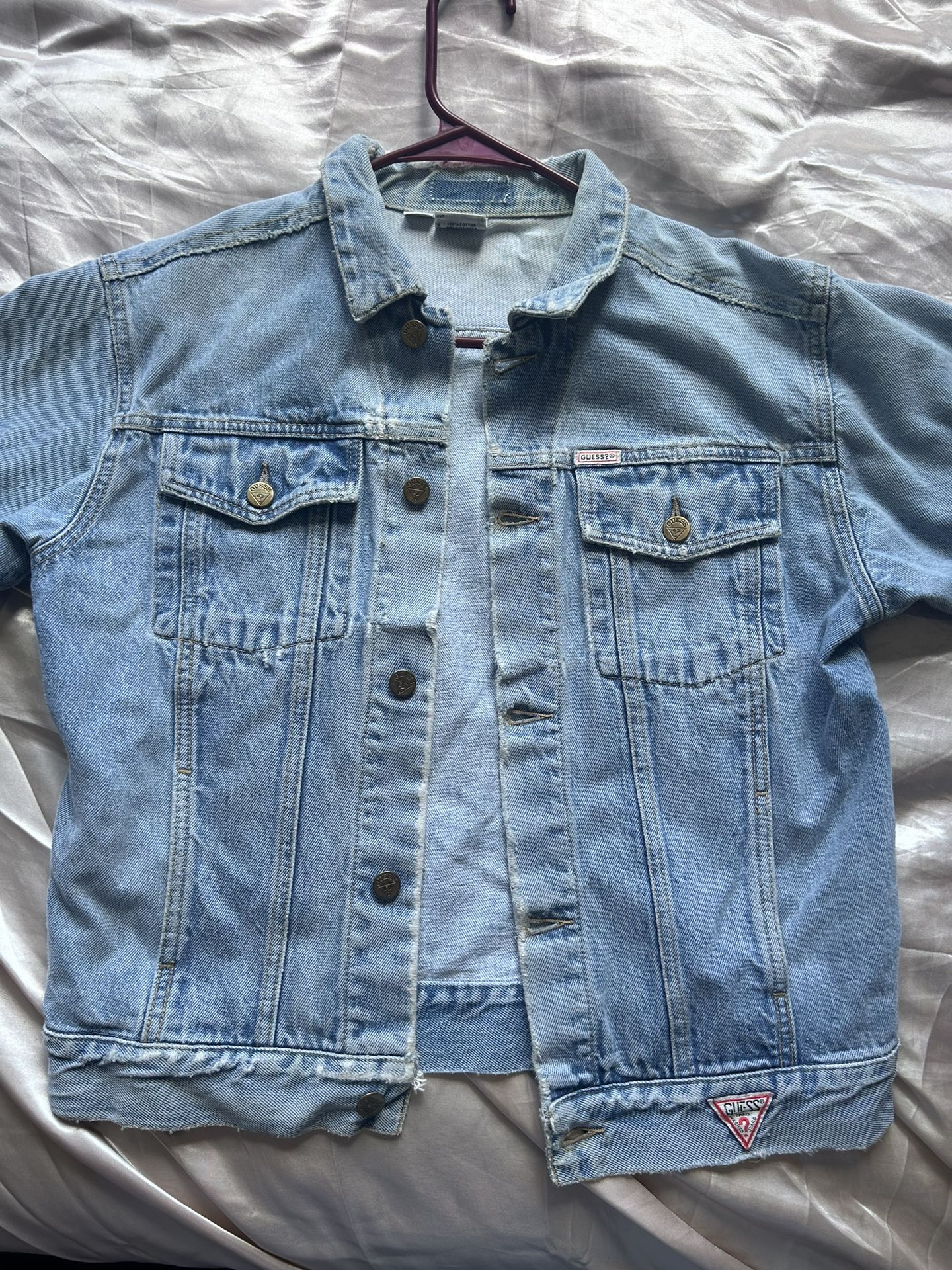 Vintage 90s GUESS Denim Jacket -- Vintage Unisex Jacke