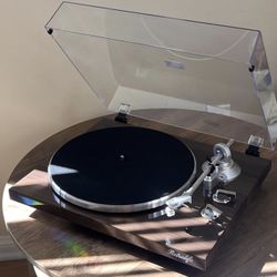 Retrolife CD Speaker / Bluetooth LP Vinyl Record Player Turntable, Belt Drive Aluminum Platter