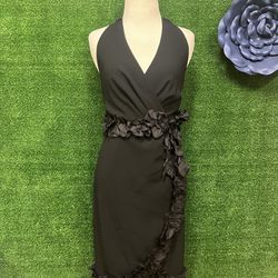 Moschino Black Halter Top Dress Size 6 