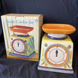 Vintage Kitchen Scale Cookie Jar