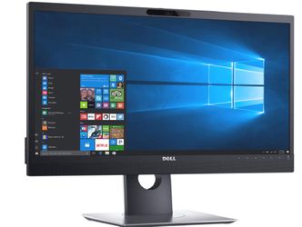 Dell P2418HZm 24" FHD 1080i Monitor for Video Conferencing - P Series,black/silver