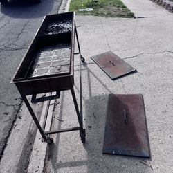 As is large sword kebab grill as is 6feet long