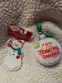 Customized Ornaments