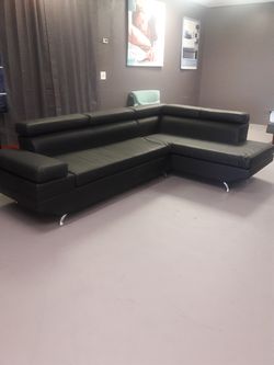 Black sectional new