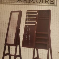 Makeup And Jewelry Armoire 