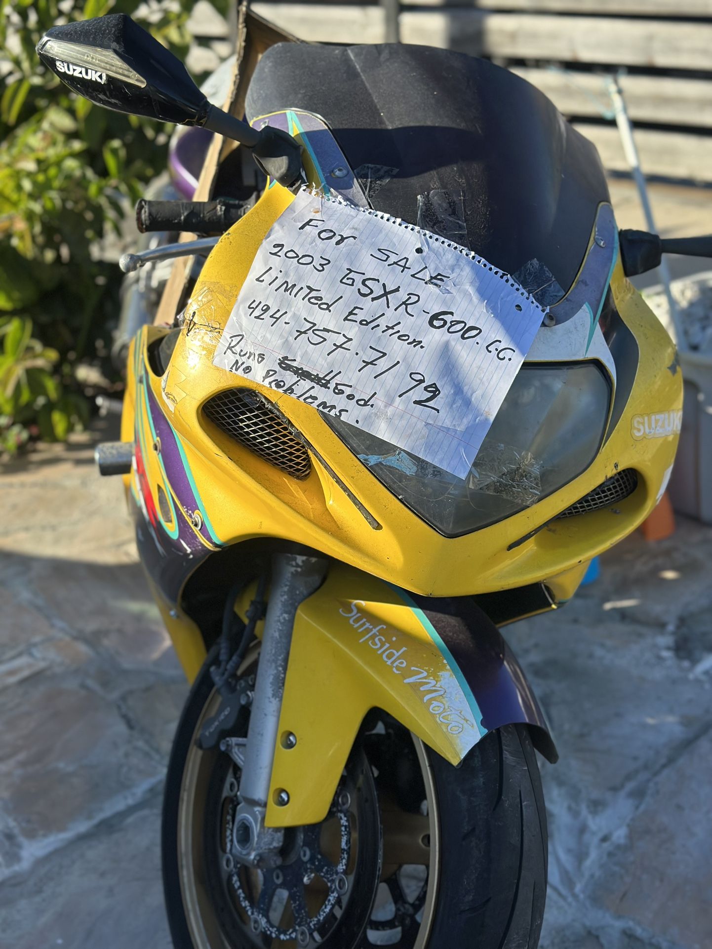 2003 Suzuki ESXR-600.66.