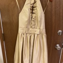 Gold Allure Bridesmaid Dress - Best Offer
