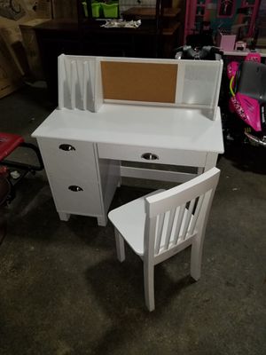 Kidkraft Kids Study Desk With Chair White For Sale In Columbus Oh