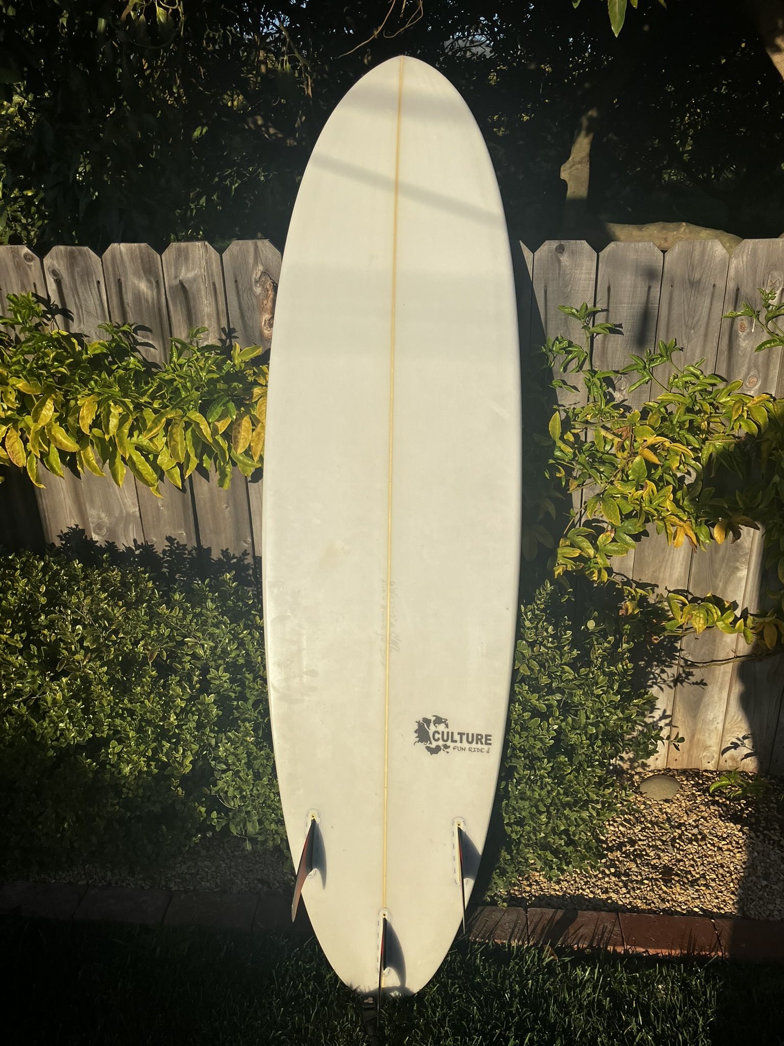 6’10 Midlength - CULTURE SURF, Tech Flex Fins, CI Travel Bag