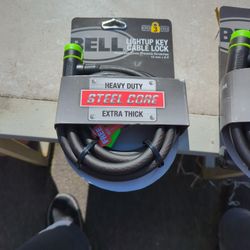 Brand New.  Bell Light Up Key Cable Lock