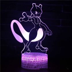 Mewtwo
 Anime 3D Desk Lamp