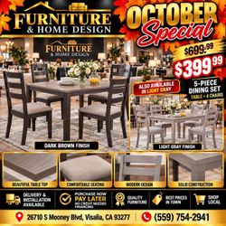 5pcs dining set
