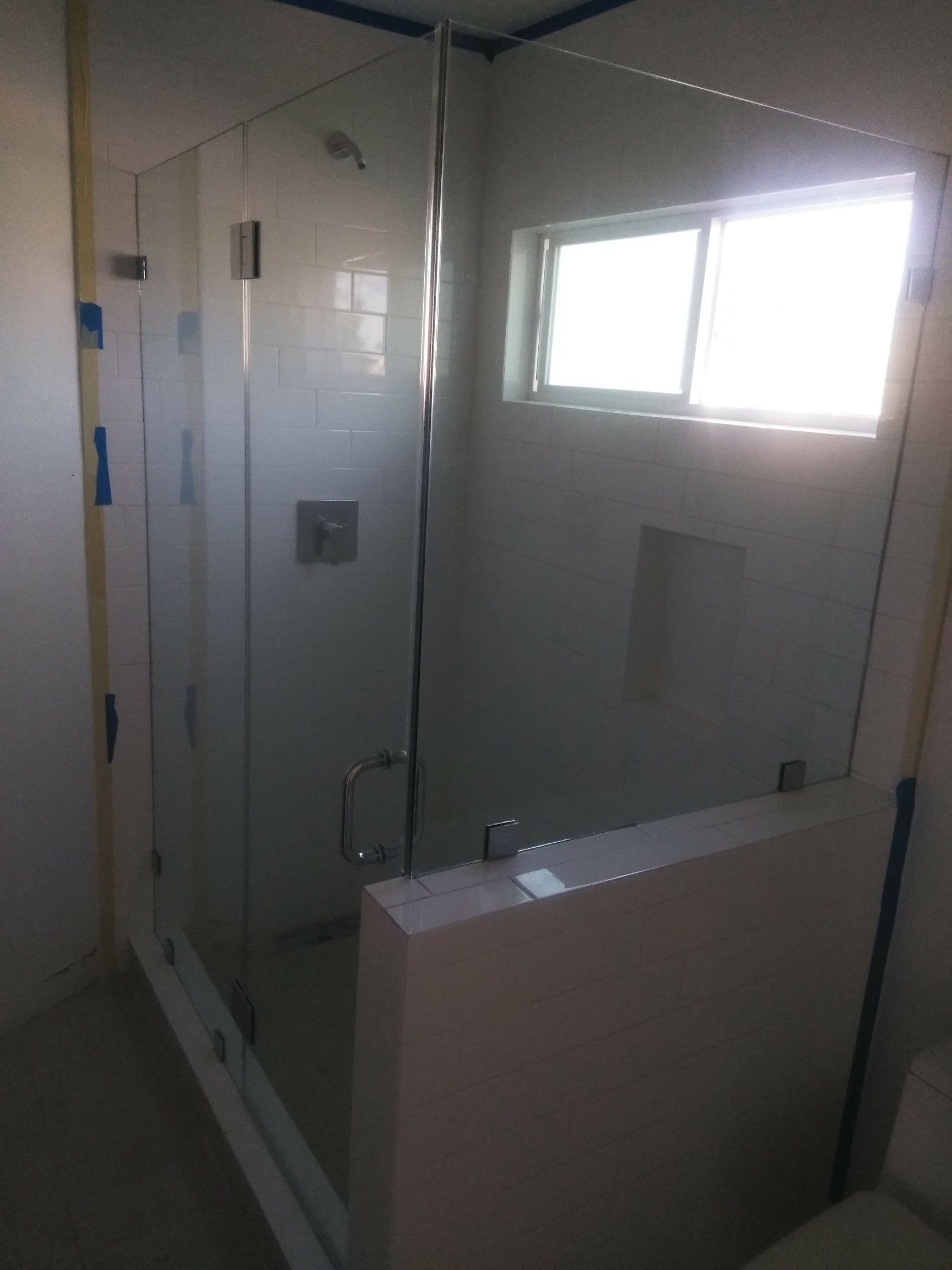 Frameless shower doors, closets, windows, and mirrors