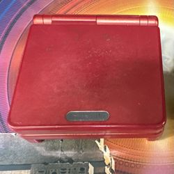 Nintendo Gameboy Advance GBA SP Handheld  Red Model AGS-001