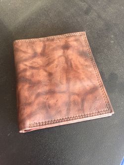 Buxton brown leather wallet